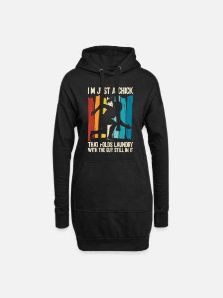 Funny Brazilian Jiu Jitsu Quote BJJ Women - Hoodie Dress - black