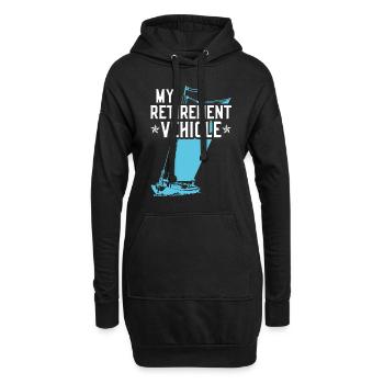 Régime de retraite pour les marins retraités - Sweat-shirt à capuche long Femme - noir - Devant
