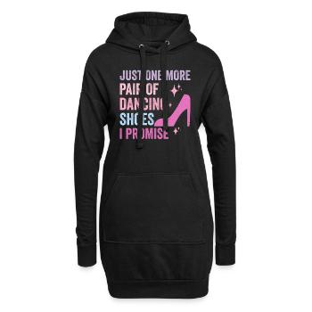Danse Slogan Ballroom Couple Dance Dance Floor - Sweat-shirt à capuche long Femme - noir - Devant