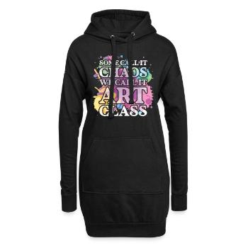 Art Teacher Funny Saying Art Course Art Class - Hoodie Dress - black - Front