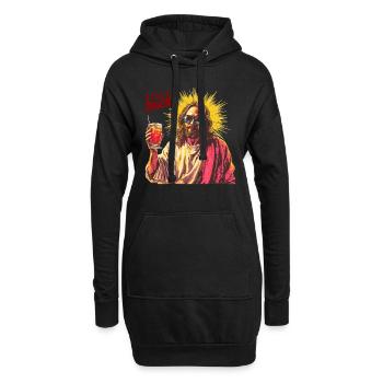 Jesus Christus Ostern, Ich Bin Zurück Party - Hoodie-Kleid - Schwarz - Vorne