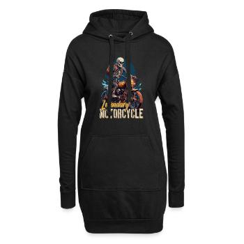 Wheel Racing Ride Free Legendary Moto - Sweat-shirt à capuche long Femme - noir - Devant