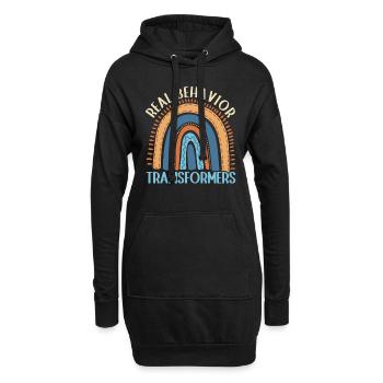 Rbt-therapeut, Verhaltens-Psychologe - Hoodie-Kleid - Schwarz - Vorne