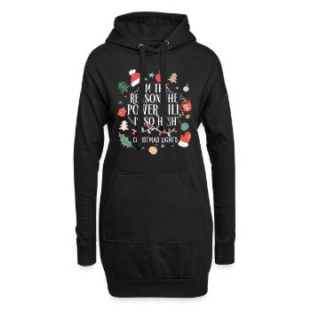 Jollier - Sweat-shirt à capuche long Femme - noir - Devant