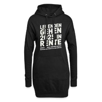 Les légendes prendront leur retraite en 2025 - Sweat-shirt à capuche long Femme - noir - Devant