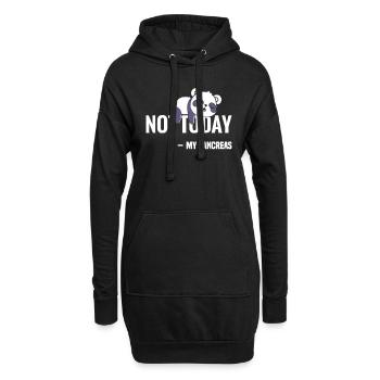 Nur Verlierer Brauchen Eine Bauchspeicheldrüse - Hoodie-Kleid - Schwarz - Vorne