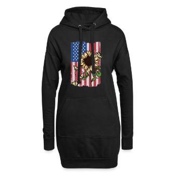 Le machaon tigré est le meilleur ami d’un ami - Sweat-shirt à capuche long Femme - noir - Devant