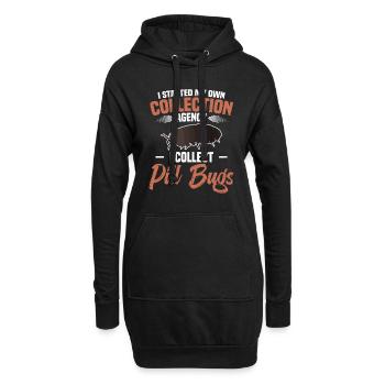 J’ai fondé ma propre autorité de collecte. Je - Sweat-shirt à capuche long Femme - noir - Devant