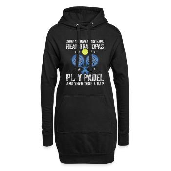 Einige Omas Machen Ein Nickerchen Echtes - Hoodie-Kleid - Schwarz - Vorne