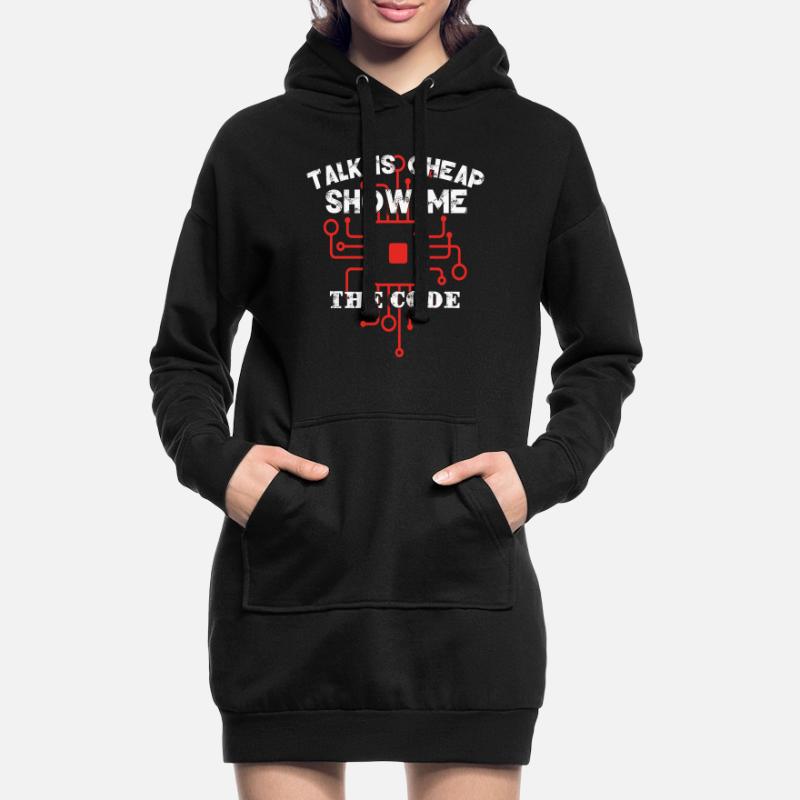 Funny Coding Women Coder Hoodie Dress