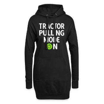 Tractor Pulling Tractor Driver Tractor Puller - Hoodie-Kleid - Schwarz - Vorne
