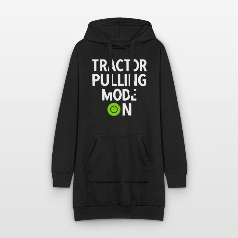 Tractor Pulling Tractor Driver Tractor Puller Hoodie-Kleid