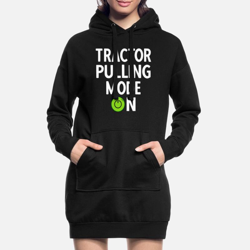 Tractor Pulling Tractor Driver Tractor Puller Hoodie-Kleid