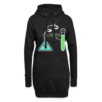 Biologiste Science Biologie Expérience majeure - Sweat-shirt à capuche long Femme - noir - Devant