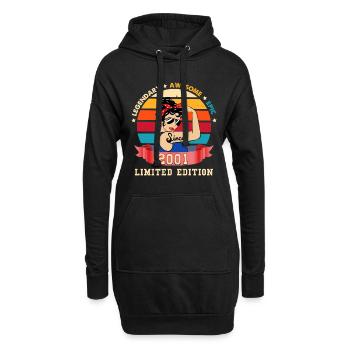 Legendary Women's Birthday 2001 Limited Edition - Hoodie-Kleid - Schwarz - Vorne