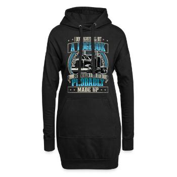 LKW Fahrer - Hoodie-Kleid - Schwarz - Vorne