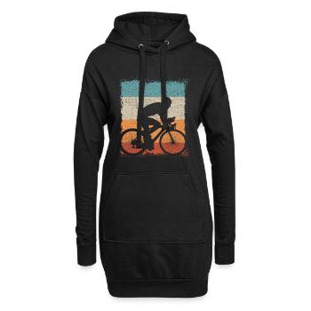 Cycling / Vélo / Vélo de course - Sweat-shirt à capuche long Femme - noir - Devant