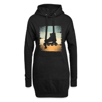 Inline Skates - Hoodie Dress - black - Front
