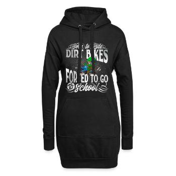 Motocross - Sweat-shirt à capuche long Femme - noir - Devant