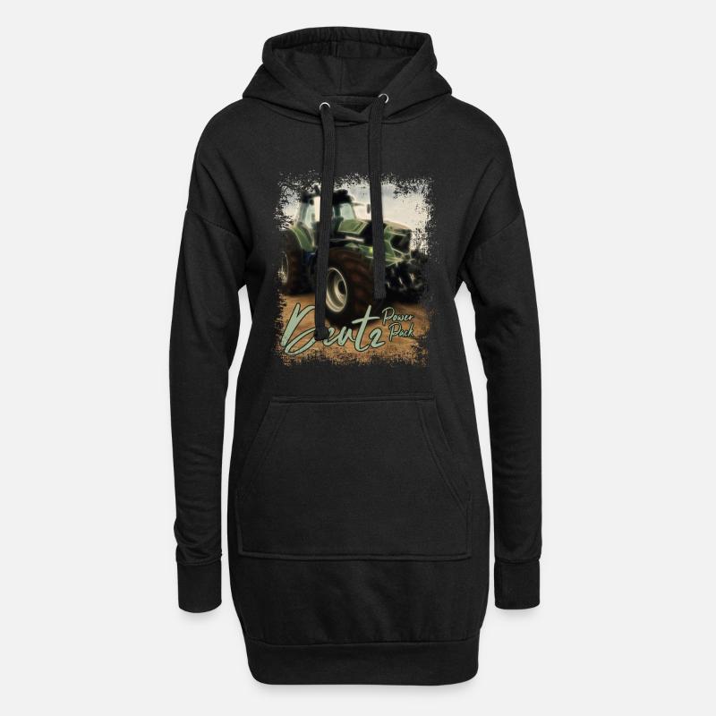 Deutz Traktor Kraftpaket - Traktor Power Pack - Hoodie-Kleid - Schwarz