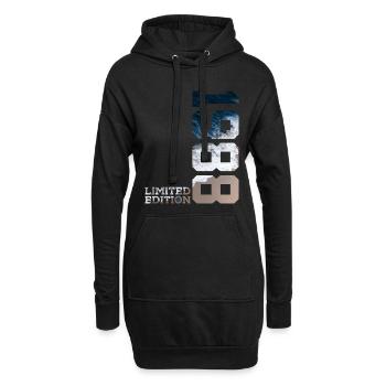 38TH BIRTHDAY LIMITED EDITION 1988 - Hoodie Dress - black - Front