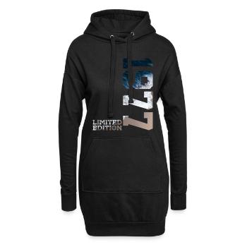 49TH BIRTHDAY LIMITED EDITION 1977 - Hoodie Dress - black - Front