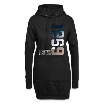 57E ANNIVERSAIRE ÉDITION LIMITÉE 1969 - Sweat-shirt à capuche long Femme - noir - Devant