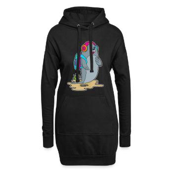 Randonnée à dos Seal Hiker - Sweat-shirt à capuche long Femme - noir - Devant