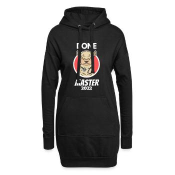 Done Master's Degree Gift - Hoodie Dress - black - Front