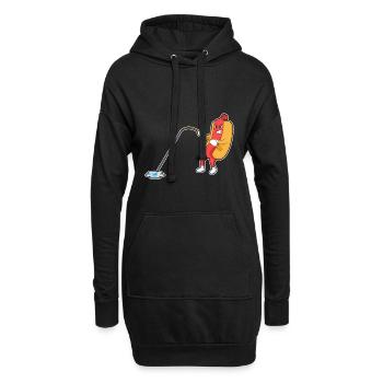 Pêche à la canne à pêche Hot-dog Angler - Sweat-shirt à capuche long Femme - noir - Devant