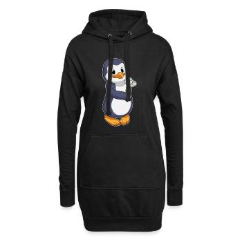 Pingouin Daisy - Sweat-shirt à capuche long Femme - noir - Devant