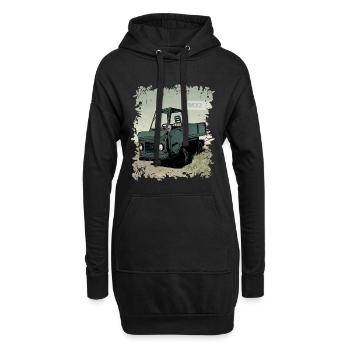 Camion MultiCar M22 DDR - Sweat-shirt à capuche long Femme - noir - Devant