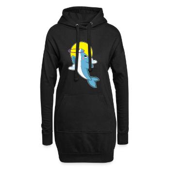 Gymnastique d’entraînement Dolphin Fitness Hoop - Sweat-shirt à capuche long Femme - noir - Devant