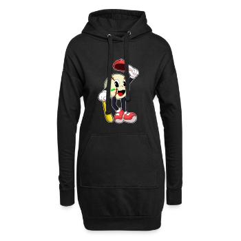 Baseball Baseball Bats - Sweat-shirt à capuche long Femme - noir - Devant