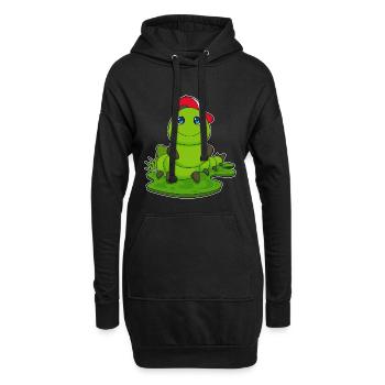 École Caterpillar Student Cap - Sweat-shirt à capuche long Femme - noir - Devant