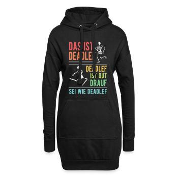Squelette Costume d’Halloween pour Hommes Femmes - Sweat-shirt à capuche long Femme - noir - Devant