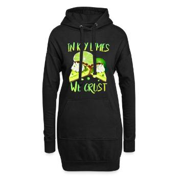 Amateurs de gâteaux au citron vert et boulangers - Sweat-shirt à capuche long Femme - noir - Devant