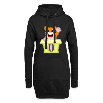 Hamster Box - Hoodie Dress - black - Front