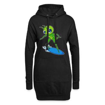 Été de surf Caterpillar Surf - Sweat-shirt à capuche long Femme - noir - Devant