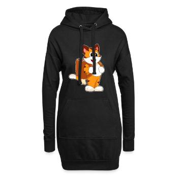 Tiger Student Backpack School - Hoodie Dress - black - Front