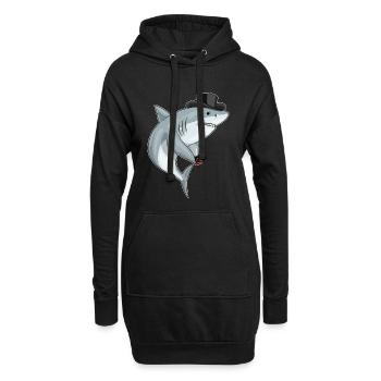 Hai Bräutigam Ehering Hochzeit - Hoodie-Kleid - Schwarz - Vorne
