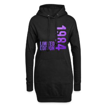 1984 Édition Limitée - 40e Anniversaire - Sweat-shirt à capuche long Femme - noir - Devant