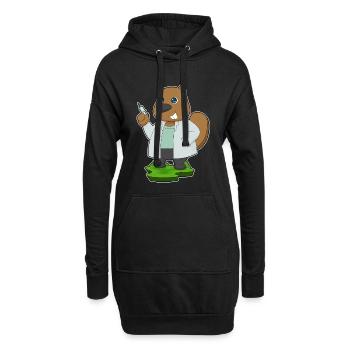 Beaver Doctor Nursing Routine - Hoodie Dress - black - Front