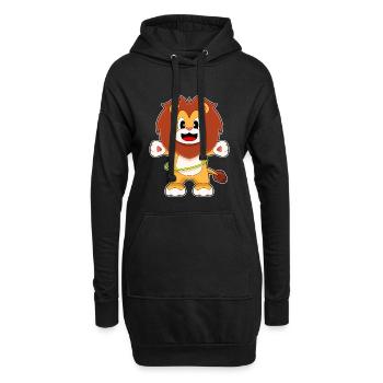 Gymnastique d’entraînement Lion Fitness Hoop - Sweat-shirt à capuche long Femme - noir - Devant