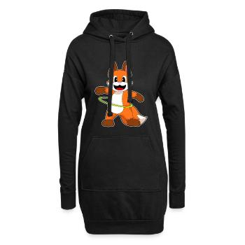 Gymnastique d’entraînement Fox Fitness Hoop - Sweat-shirt à capuche long Femme - noir - Devant