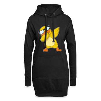 Danse Hip Hop Canard - Sweat-shirt à capuche long Femme - noir - Devant