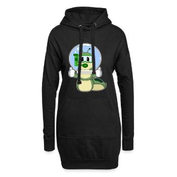 Caterpillar Aquarium - Sweat-shirt à capuche long Femme - noir - Devant