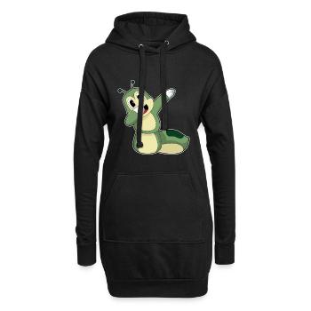 Caterpillar Danse Hip Hop - Sweat-shirt à capuche long Femme - noir - Devant