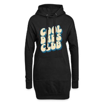 Cool Dads Club Papa Vater Vatertag - Hoodie-Kleid - Schwarz - Vorne
