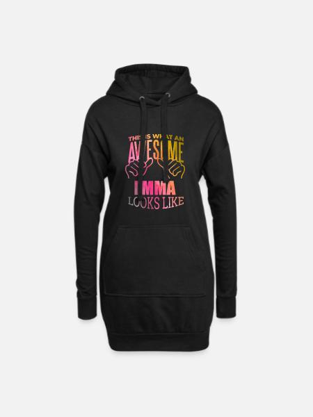 Emma Emma Emma - Hoodie-Kleid - Schwarz